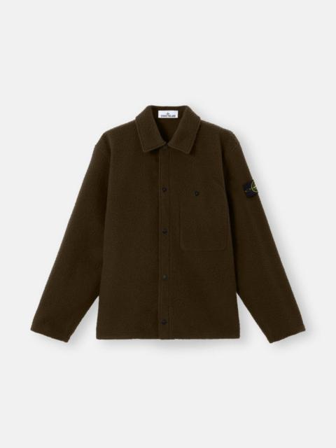 Stone Island Stone Island Nylon And Wool Overshirt Jacket