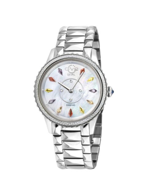 Other Designers GV2 by Gevril Siena Mother of Pearl Dial Ladies Watch 11734B