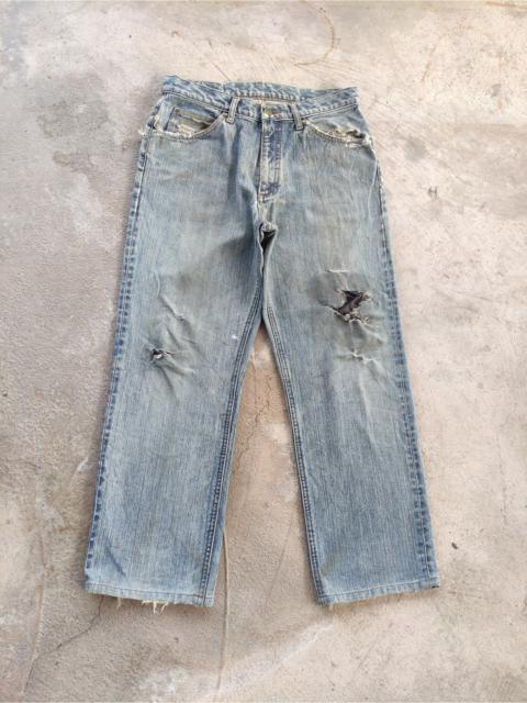 Other Designers Vintage Lee Japan Jean Distressed Faded Denim Pants