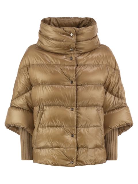 Herno Herno Women Padded Jacket With High Collar And Knitted Cuffs