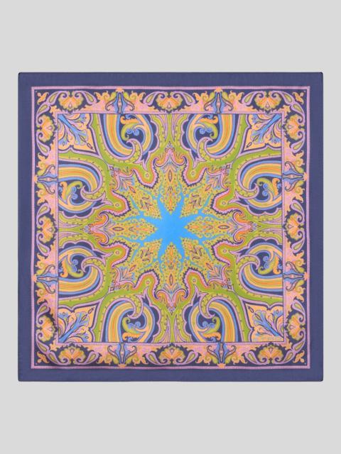 Etro PATTERNED SILK POCKET SQUARE