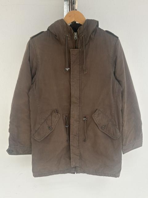 Other Designers 291295=HOMME Vintage Bomber Hoodie Olive Green Jacket Japan