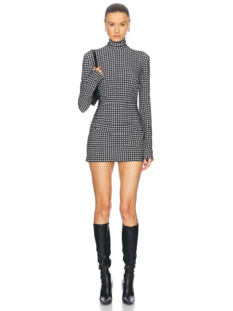 NORMA KAMALI Long Sleeve Turtleneck Pickleball Dress