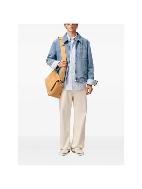 AMI Paris Ami Paris Blue Jackets - Denim Jackets Men