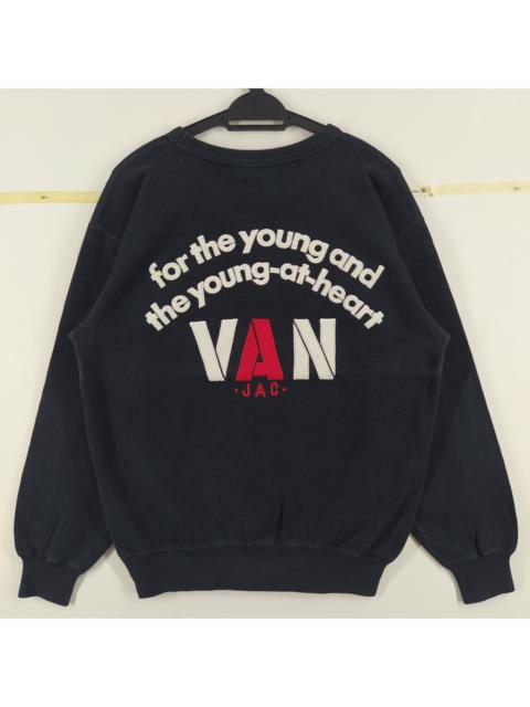 Other Designers Archival Clothing - Vintage VAN JAC Embroidery Big Spell Out Made In Japan