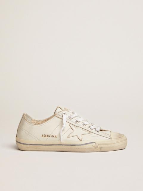 Golden Goose V-STAR sneakers in vintage-effect leather