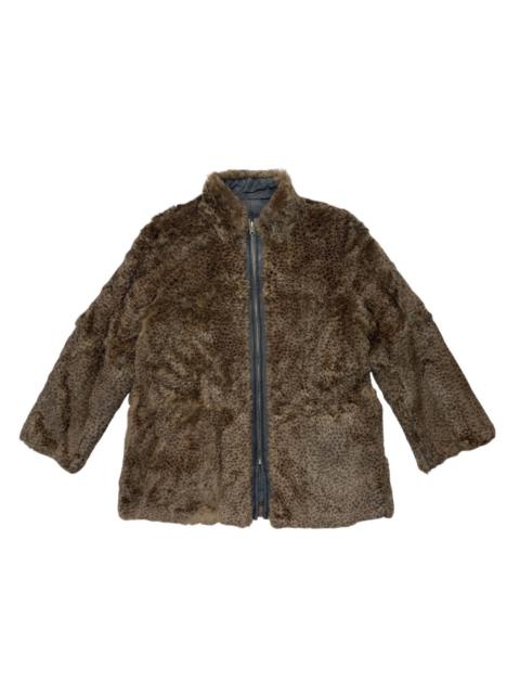 Other Designers If Six Was Nine - Japanese Brand Reversible Faux Fur Jacket Leopard