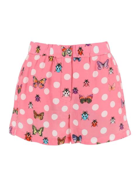 Versace Butterflies&Ladybugs Polka Dot Shorts