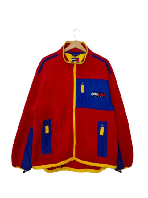 Other Designers Vintage 90s Tommy Hilfiger Outdoors Multicolor Fleece Jacket