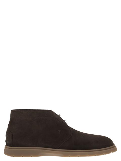 Tod's Men Suede Leather Boots