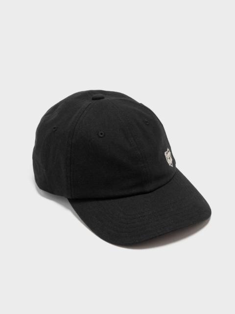 6Panel Linen Cap Black