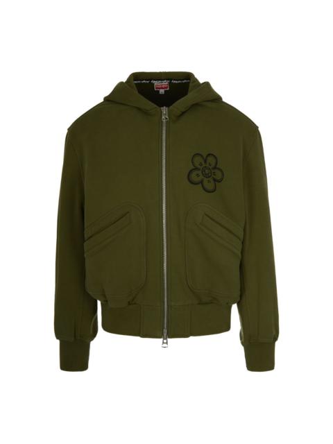 KENZO x Futura 2000 flower-printed zip-up hoodie