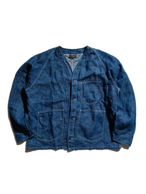 BEAMS PLUS Engineer Jacket Twill Linen Indigo