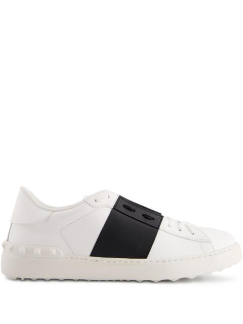 Valentino Open Leather Sneakers