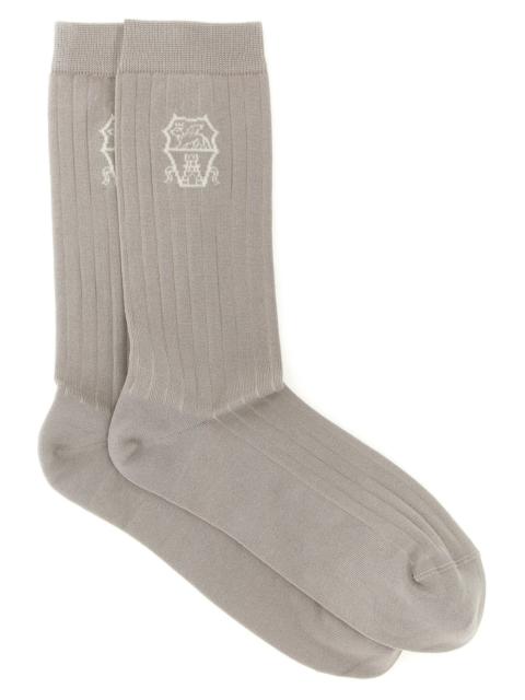 Brunello Cucinelli Brunello Cucinelli Men Socks Coat Of Arms Of Solomeo