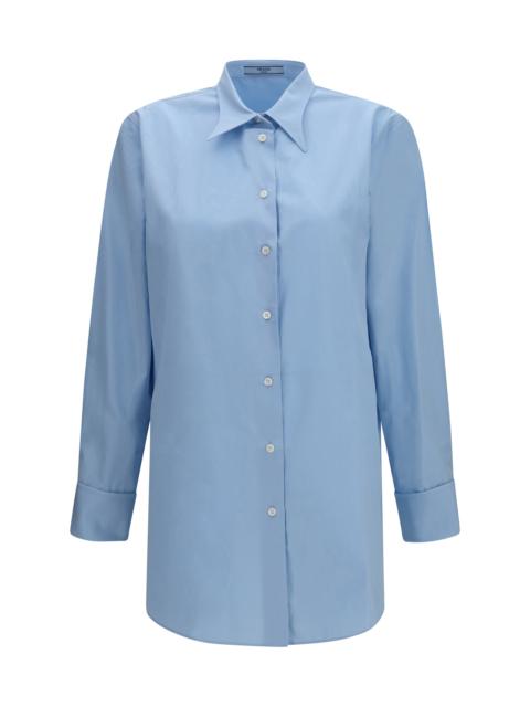 Prada Prada Women Cotton Poplin Shirt