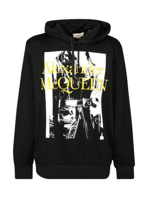 Alexander Mcqueen's Hoodie Features A Print And Soft Fit