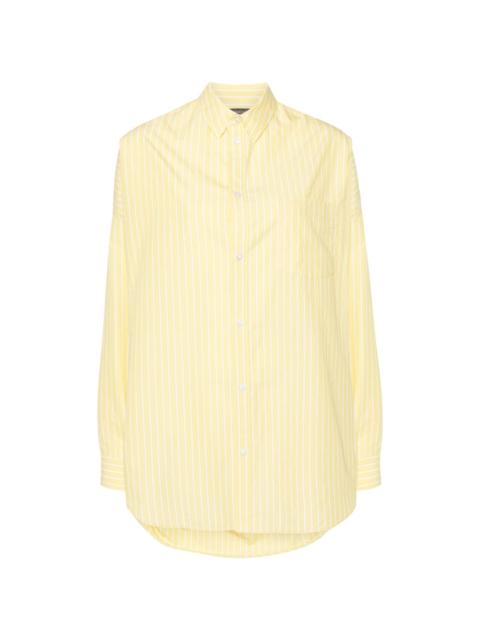 BALENCIAGA striped cotton shirt