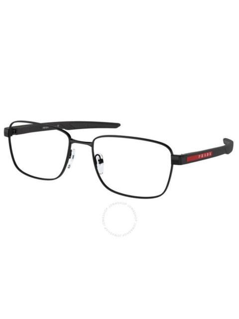 Prada Linea Rossa Demo Rectangular Men's Eyeglasses PS 54OV 1BO1O1 57