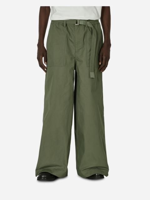 sacai Rip Stop Pants Khaki