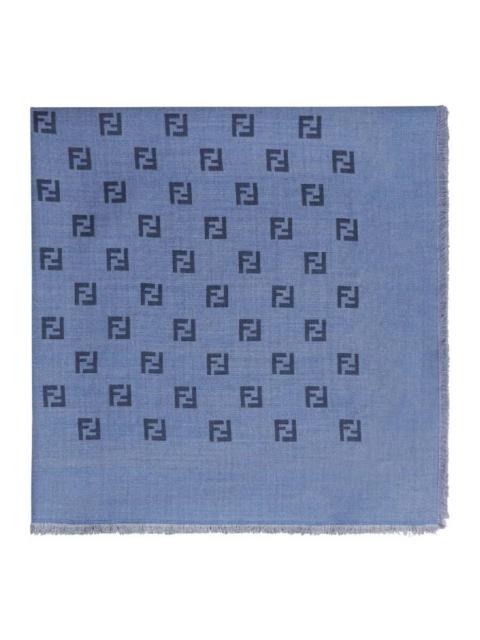 FENDI Fendi Square Monogram-Print Scarf