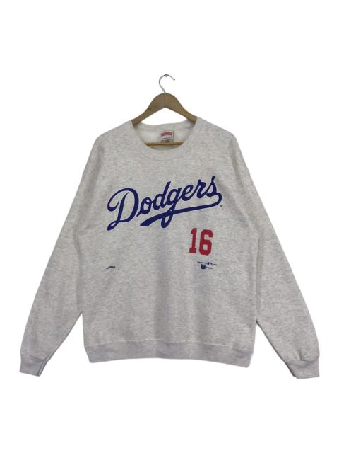 Other Designers Vintage - Vintage 90s La Dodgers MLB Sweatshirt Nomo Hideo