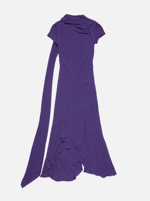 Acne Studios Layered midi dress - Deep purple