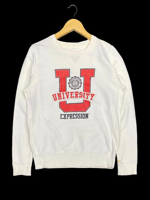 Other Designers Rodeo - UNIVERSITY EMPRESSION HONESTY AND ARDOR SPELLOUT SWEATSHIRT