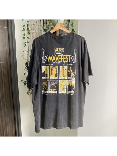 Other Designers Thrashed Faded Vintage Y2K The Wavefest Rare Tshirt