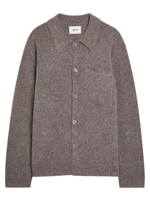 NN07 NN07 Jonas Brushed Wool-blend Overshirt