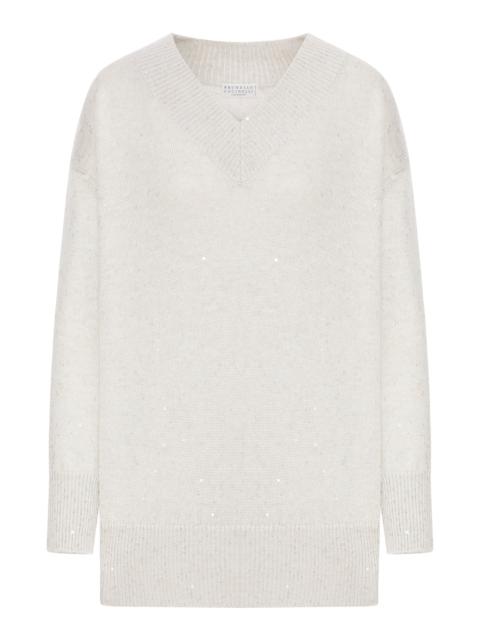 Brunello Cucinelli CASHMERE V-NECK SWEATER