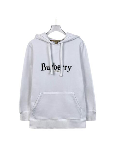 Burberry Burberry London White Hoodie Sweatshirt For Adults