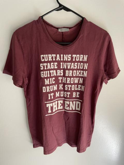 Dior A/W05 “The End” In The Morning Peter Doherty Poem Shirt
