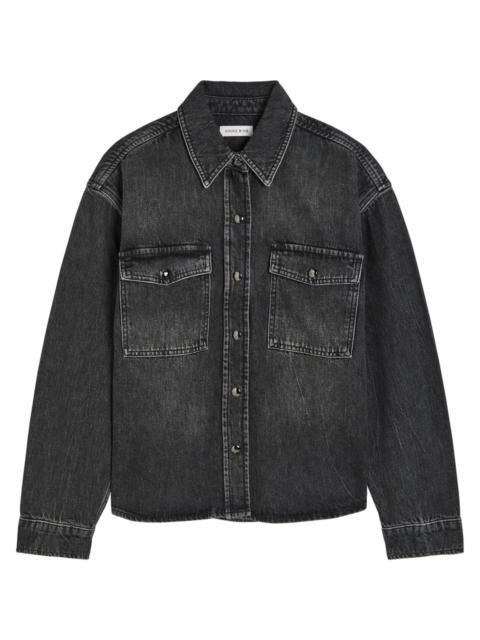 ANINE BING Anine Bing Paxton Washed Denim Shirt