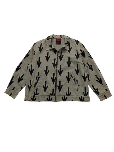 Other Designers Vintage - ⚡️POSE Safety Garment arrow design zipper jacket