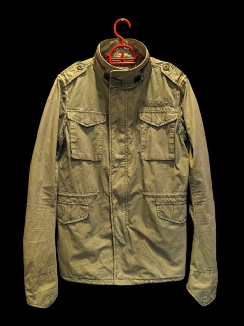 BEAMS PLUS BEAMS TAXI DRIVER M65 ARMY JACKET IN GREEN ARMY COLOUR