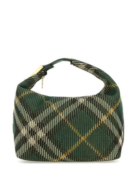 Burberry Burberry Women Embroidered Nylon Medium Peg Handbag