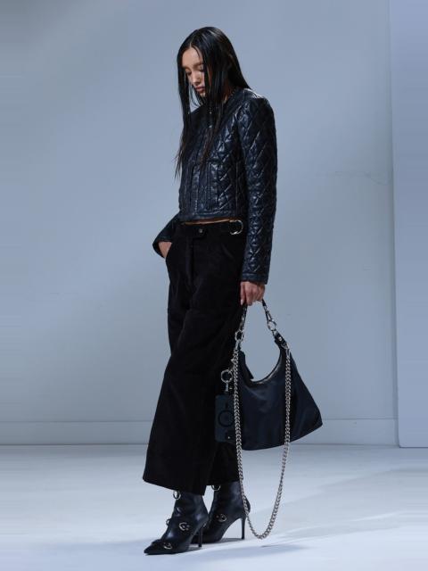 R13 RELAXED CROPPED WORK PANT