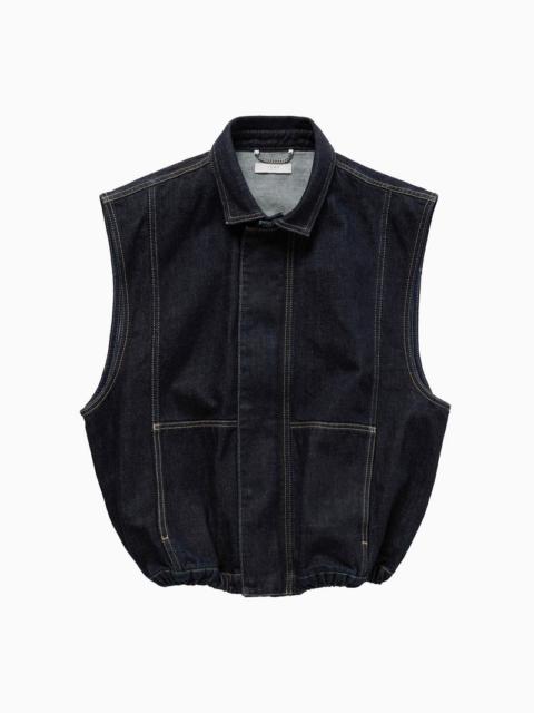 Other Designers 1989 Studio Denim Vest Dark Blue Women