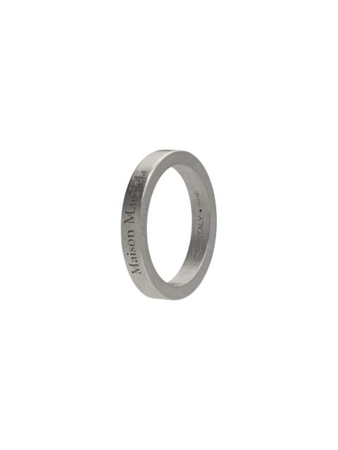 Maison Margiela LOGO RING 3MM (POLISHED PALLADIO)