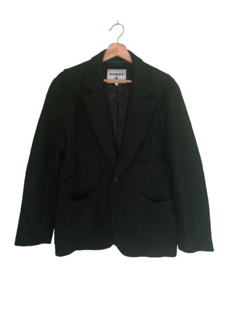 Vtg Gomme By Yohji Yamamoto Black Tweed Coat Blazer Jacket