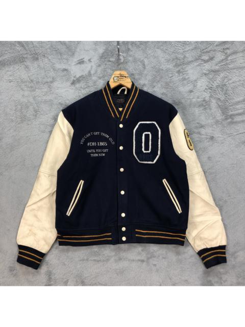 Other Designers Vintage - O'BRYAN BROS Duck Head Wool Leather Varsity Jacket #4911-27