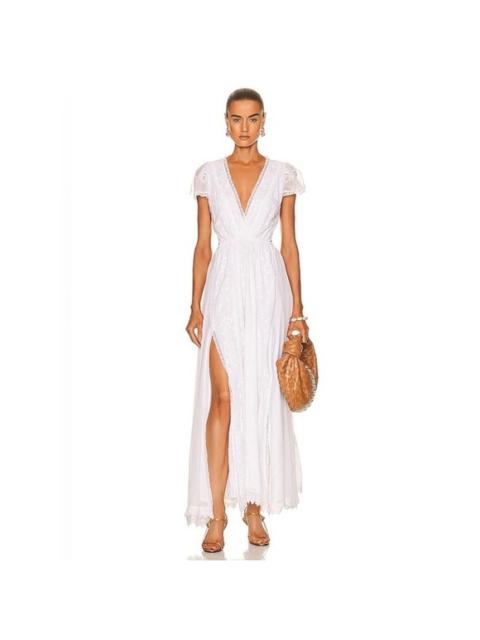Other Designers NWT LoveShackFancy Vania Cotton Cut-Out Maxi Dress White Sz Small $595