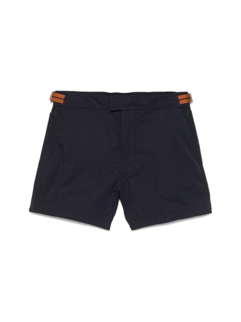 ZEGNA STRIPE-DETAIL SWIM SHORTS