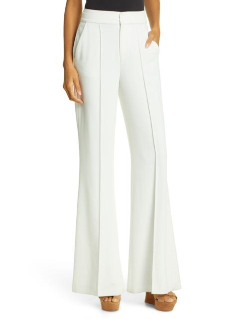 Alice + Olivia Alice + Olivia Dylan Bootcut Pants in White at Nordstrom