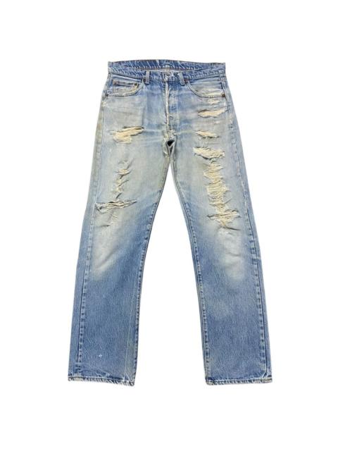 Levi's Vintage 80s Levis 501 Thrashed Jeans Single Stitch