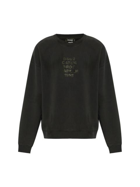 DSQUARED2 logo-print sweatshirt