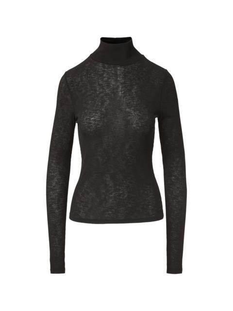 VERONICA BEARD WYETH RIBBED TURTLENECK TOP