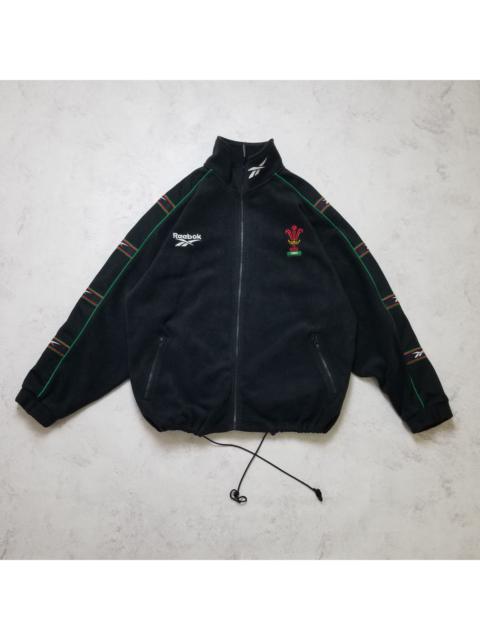 Reebok Vintage Reebok Wales National Team Rugby Fleece Jacket