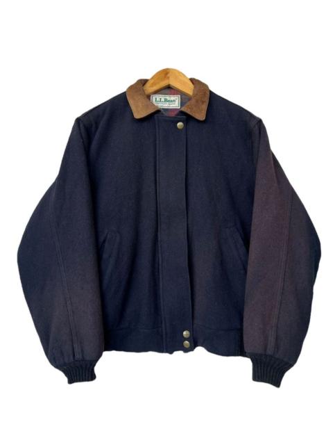 Other Designers L.L. Bean - Vintage 90s LL Bean Woll Sunfaded Bomber Jacket